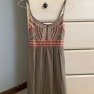 Maurices Olive Green Spaghetti Strap Dress